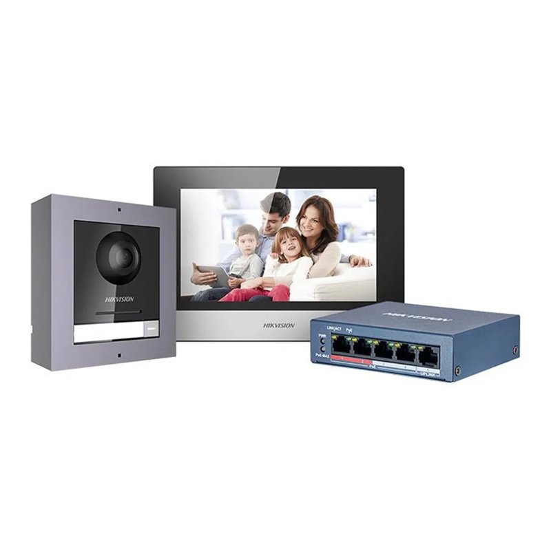 HIKVISION_DS-KIS602.jpg Kit Video Portero IP 2 Megapixeles Monitor Wifi Hikvision ds-kis602 - Imagen 1