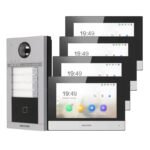 Kit Video Portero IP  4 Departamentos kit Hikvision DS-KV8413- WME1_KIT4