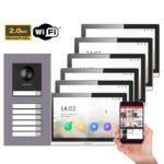 Kit Video Portero IP  6 Departamentos Hikvision DS-VP-EDIF_KIT6